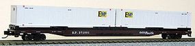 Con-Cor 89' Southern Pacific Flatcar with 2 Containers N Scale Model Train Freight Car #14883 Con-Cor 89' Southern Pacific Flatcar with 2 Containers N Scale Model Train Freight Car #14883