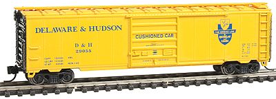 Con-Cor 50 Box Car Delaware & Hudson N Scale Model Train Freight Car #15214