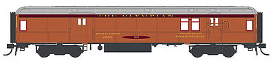 Con-Cor Heavyweight 65 Branchline Baggage-Mail Milwaukee #1624 HO Scale Model Passenger Car #15816