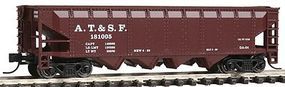 Con-Cor 75-Ton Four-Bay Hopper Atchison, Topeka & Santa Fe #1 N Scale Model Train Freight Car #175102 Con-Cor 75-Ton Four-Bay Hopper Atchison, Topeka & Santa Fe #1 N Scale Model Train Freight Car #175102