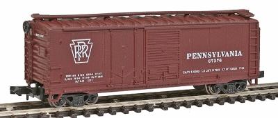 Con-Cor 40' Single Plug Door Box Car Pennsylvania Railroad -- N Scale Model Train Freight Car -- #1759