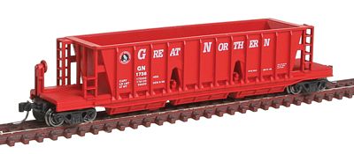 Con-Cor Three-Bay Longitudinal Hopper Great Northern N Scale Model Train Freight Car #176105