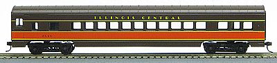 Con-Cor 72 Streamline Coach Illinois Central HO Scale Model Train Passenger Car #19006