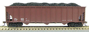 Con-Cor 100 Ton 12-Panel Hopper Data Red HO Scale Model Train Freight Car #19301 Con-Cor 100 Ton 12-Panel Hopper Data Red HO Scale Model Train Freight Car #19301