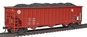 Santa Fe 100-Ton 15-Panel 3-Bay Hopper HO Scale Model Train Freight Car #19365