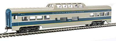 Con-Cor 72 Streamlined Vista Dome Missouri Pacific HO Scale Model Train Passenger Car #194018