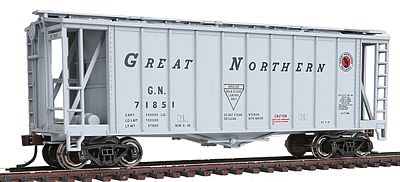 Con-Cor GATX Airslide Covered Hopper 2-Pack Great Northern HO Scale Model Train Freight Car #197007