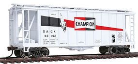 Con-Cor GATX Airslide Hopper 2-Pack Champion Spark Plugs HO Scale Model Train Freight Car #197012 Con-Cor GATX Airslide Hopper 2-Pack Champion Spark Plugs HO Scale Model Train Freight Car #197012