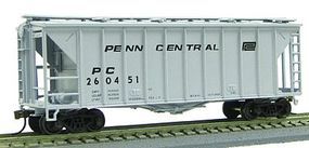 Con-Cor 40' Airslide(R) Single Bay Covered Hopper Penn Central HO Scale Model Freight Car #197073 Con-Cor 40' Airslide(R) Single Bay Covered Hopper Penn Central HO Scale Model Freight Car #197073