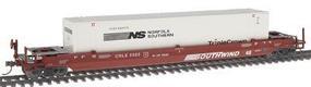 125-Ton Gunderson Container Car & 48' Container Southwind HO Scale Model Freight Car #198802