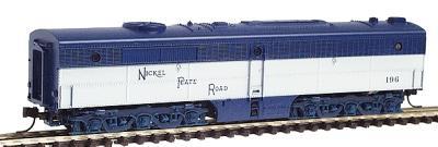 Con-Cor Diesel ALCO PB-1 Cabless B Unit Dummy Nickel Plate Road N Scale Model Train #202052
