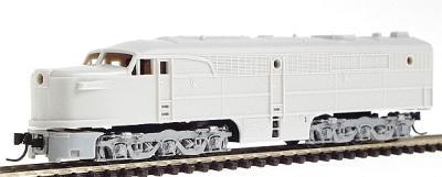 Con-Cor Diesel ALCO PA-1 A Unit Dummy with Light Undecorated N Scale Model Train #202101