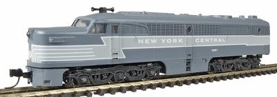 Con-Cor Diesel ALCO PA-1 A Unit Dummy with Light New York Central N Scale Model Train #202124