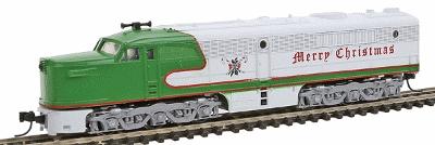 Con-Cor Diesel ALCO PA1 Unpowered Christmas N Scale Model Train #202125