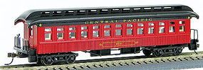 Con-Cor 1880s Wood Open-Platform Coach Central Pacific HO Scale Model Train Passenger Car #223 Con-Cor 1880s Wood Open-Platform Coach Central Pacific HO Scale Model Train Passenger Car #223