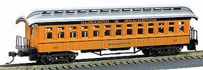 Con-Cor 1880s Wood Open-Platform Coach Durango & Silverton HO Scale Model Train Passenger Car #227 Con-Cor 1880s Wood Open-Platform Coach Durango & Silverton HO Scale Model Train Passenger Car #227