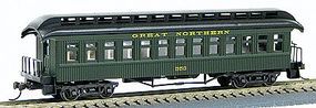Con-Cor 1880s Wood Open-Platform Coach Great Northern HO Scale Model Train Passenger Car #230 Con-Cor 1880s Wood Open-Platform Coach Great Northern HO Scale Model Train Passenger Car #230