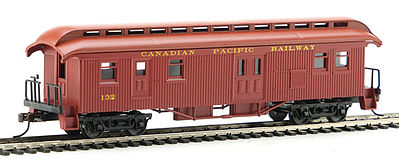 Con-Cor Open Platform Baggage Canadian Pacific HO Scale Model Train Passenger Car #331