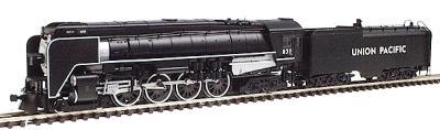 Con-Cor Steam 4-8-4 with Coal Bunker Tender Union Pacific #387 N Scale Model Train #3886