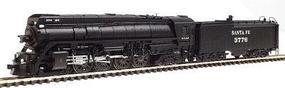 Steam 4-8-4 with Coal Bunker Tender Santa Fe #3776 N Scale Model Train #3888