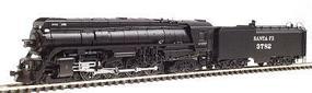Steam 4-8-4 with Coal Bunker Tender Santa Fe #3782 N Scale Model Train #3890
