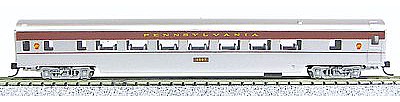 Con-Cor 85 Smooth-Side Coach Pennsylvania Railroad N Scale Model Train Passenger Car #40039