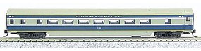Con-Cor 85' Smooth-Side Coach Missouri Pacific Eagle N Scale Model Train Passenger Car #40053 Con-Cor 85' Smooth-Side Coach Missouri Pacific Eagle N Scale Model Train Passenger Car #40053