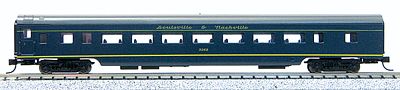 Con-Cor 85 Smooth-Side Coach Louisville & Nashville N Scale Model Train Passenger Car #40054