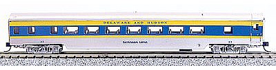 Yellow/Blue/Silver 1-40257 N Smooth Side Mid Train Dome– Delaware and Hudson 