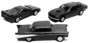 Con-Cor Automobile Ferrari F40 Mini Exact 3 Pack HO Scale Model Railroad Vehicle #4005 Con-Cor Automobile Ferrari F40 Mini Exact 3 Pack HO Scale Model Railroad Vehicle #4005