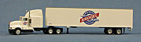 Con-Cor 18 Wheeler Krogel Freight HO Scale Model Railroad Vehicle #4009506 Con-Cor 18 Wheeler Krogel Freight HO Scale Model Railroad Vehicle #4009506
