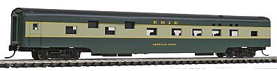 Con-Cor 85 Smooth-Side Sleeper Erie N Scale Model Train Passenger Car #40098