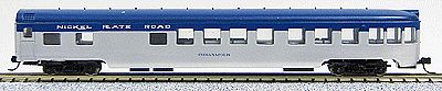 Con-Cor 85 Smooth-Side Observation Nickel Plate Road N Scale Model Train Passenger Car #40193