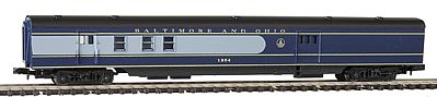 Con-Cor 85 Smooth Side Passenger RPO Baltimore & Ohio N Scale Model Train Passenger Car #402123