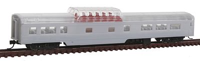 Con-Cor 85 Smooth-Side Mid-Train Dome Undecorated N Scale Model Train Passenger Car #40220