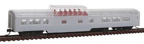 Con-Cor 85' Smooth-Side Mid-Train Dome Undecorated N Scale Model Train Passenger Car #40220 Con-Cor 85' Smooth-Side Mid-Train Dome Undecorated N Scale Model Train Passenger Car #40220