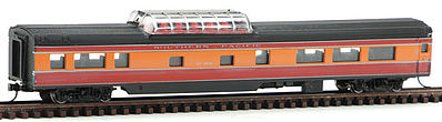 Con-Cor 85 Smooth-side Dome Southern Pacific Daylight N Scale Model Train Passenger Car #40226