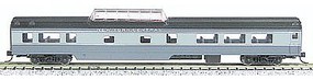 Con-Cor 85' Smooth-Side Mid-Train Dome New York Central N Scale Model Train Passenger Car #40235 Con-Cor 85' Smooth-Side Mid-Train Dome New York Central N Scale Model Train Passenger Car #40235