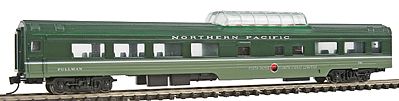 Con-Cor 85 Smooth-Side Mid-Train Dome Northern Pacific N Scale Model Train Passenger Car #40255