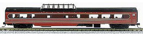 Con-Cor 85' Smooth-Side Mid-Train Dome Pennsylvania Railroad N Scale Model Train Passenger Car #40258 Con-Cor 85' Smooth-Side Mid-Train Dome Pennsylvania Railroad N Scale Model Train Passenger Car #40258
