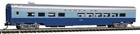 85' Smooth-Side Diner Santa Fe N Scale Model Train Passenger Car #40302