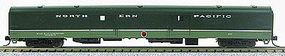 Con-Cor 85' Smooth-Side Full Baggage Northern Pacific N Scale Model Train Passenger Car #40355 Con-Cor 85' Smooth-Side Full Baggage Northern Pacific N Scale Model Train Passenger Car #40355