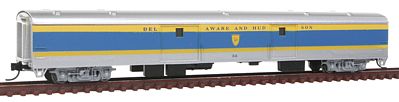 Con-Cor 85 Smooth-Side Full Baggage Delaware & Hudson N Scale Model Train Passenger Car #40357