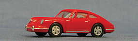 Con-Cor Porsche 911 Sportster 1966 (red) HO Scale Model Railroad Vehicle #4035 Con-Cor Porsche 911 Sportster 1966 (red) HO Scale Model Railroad Vehicle #4035