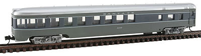 Con-Cor 85 5-Car Set ATSF Scout N Scale Model Train Passenger Car #40396