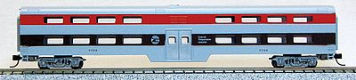 Con-Cor Pullman-Standard Bi-Level Commuter Coach RTA N Scale Model Train Passenger Car #40523