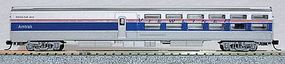85' Viewliner Diner Amtrak Phase IV N Scale Model Train Passenger Car #40587