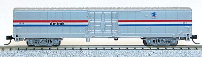 Con-Cor Material Handling Car Express Box Car Amtrak N Scale Model Train Freight Car #40602