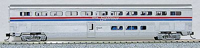 Con-Cor 85 Superliner Coach Amtrak Phase II N Scale Model Train Passenger Car #40621