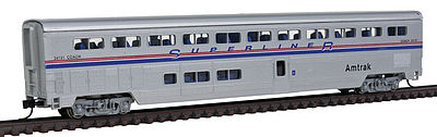 Con-Cor 85 Superliner Coach Amtrak Phase IV N Scale Model Train Passenger Car #40623